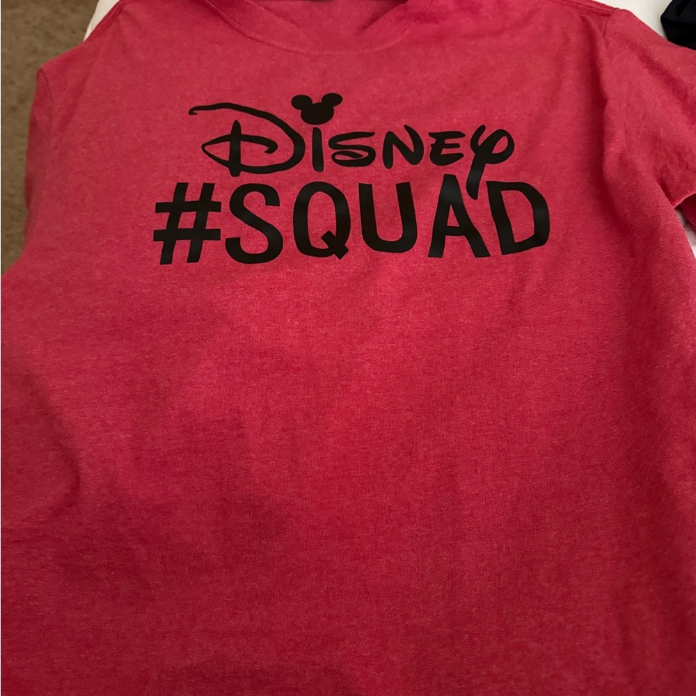 Disney Kids Red #Squad Tee